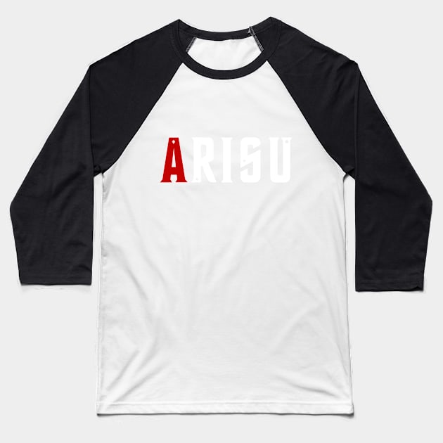 Arisu in Borderland Nametag Baseball T-Shirt by Cinestore Merch